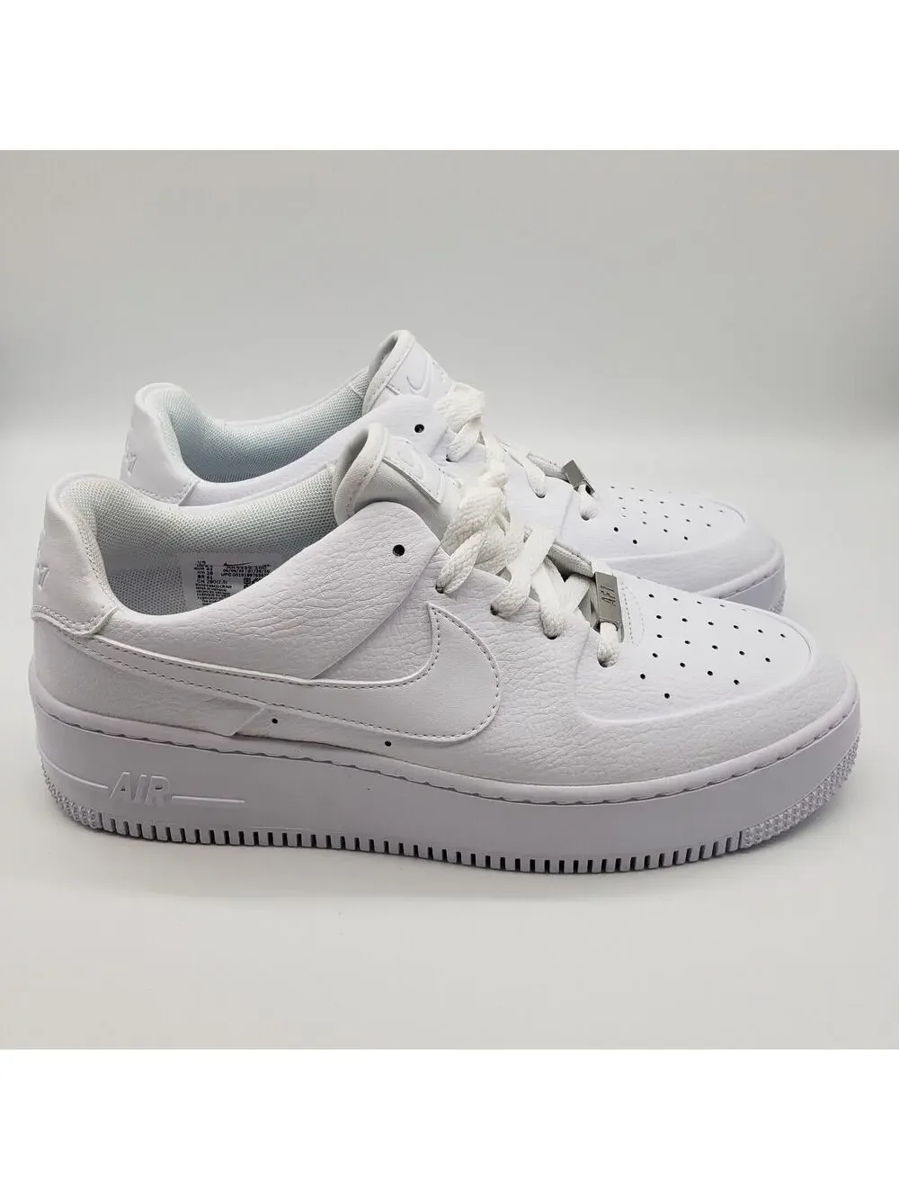 Nike Air Force 1 AF1 Sage Low Women's Shoes AR5339 100 White Size 11.